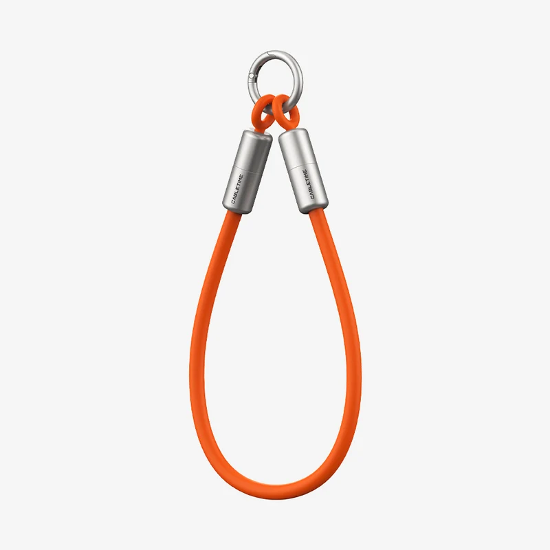 60W USB-C Keychain Charging Cable 480Mbps Data for iPhone 15/16/17, Samsung, Pixel