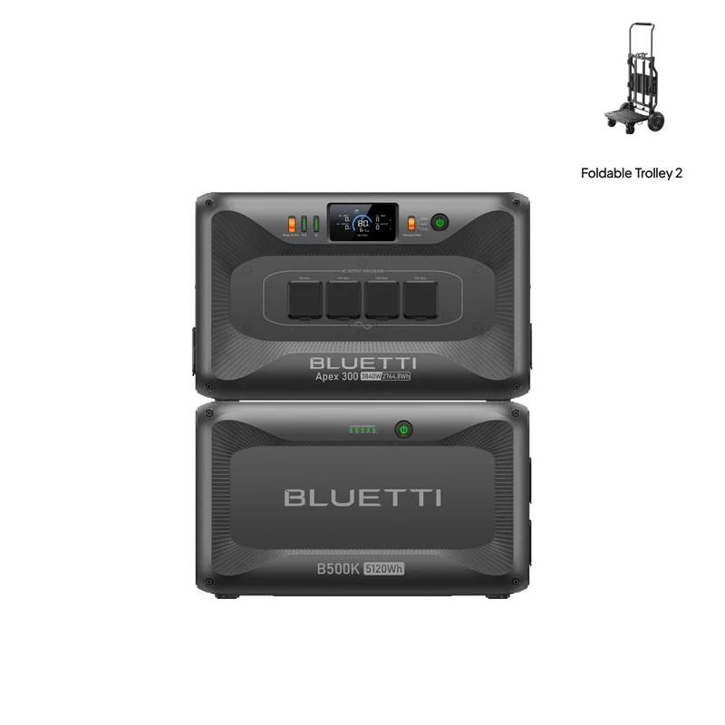 Apex 300 + B500K Batterie d’extension + Chariot pliant 2