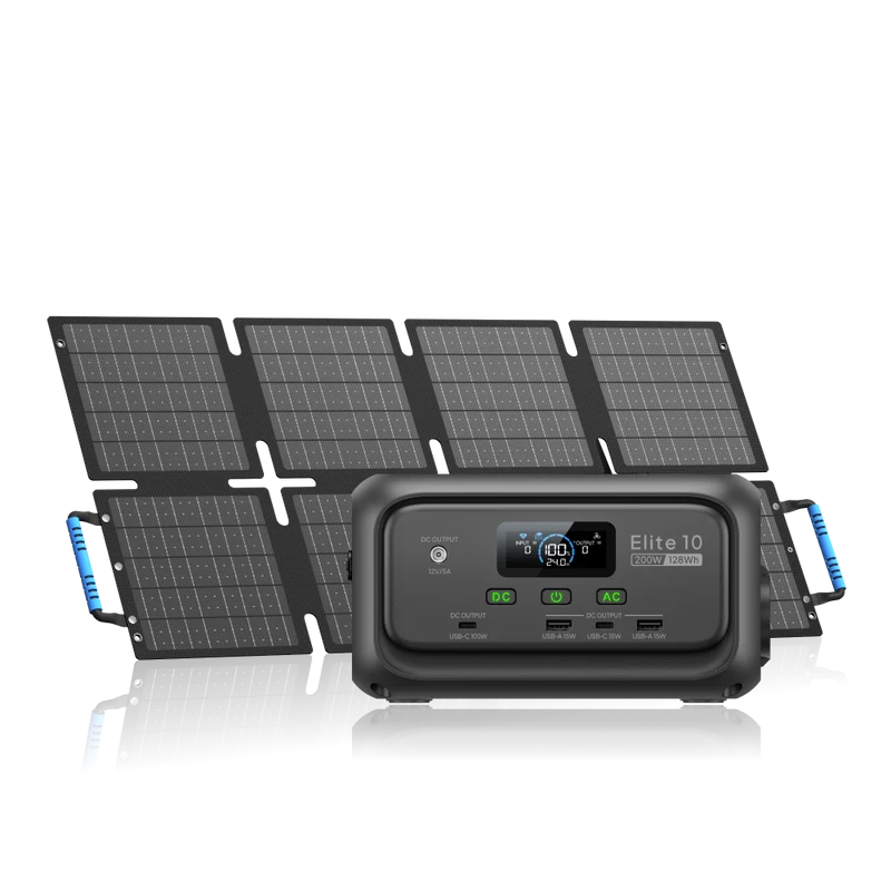 Elite 10 + 60W | 128 Wh,200 W | 60 W solaire
