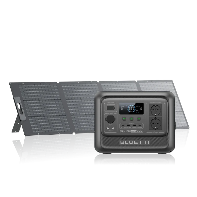 Elite 100 V2 + 200W | 1 024 Wh, 1 800 W, 200 W Solaire