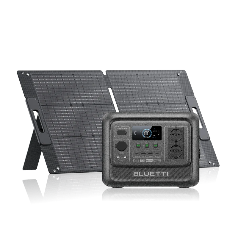 Elite 100 V2 + 100W | 1 024 Wh, 1 800 W, 100 W Solaire