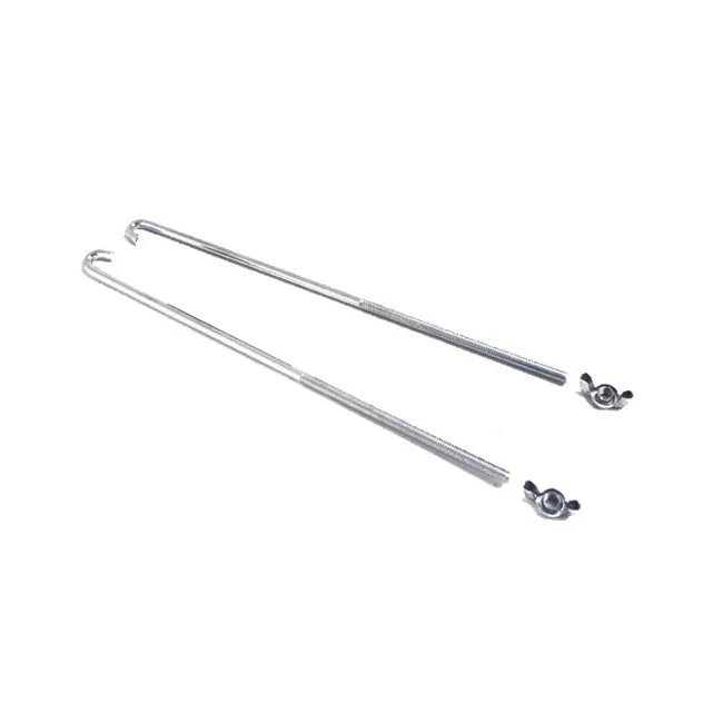 Braille 1086 Universal Battery Clamp 6" J-Hooks