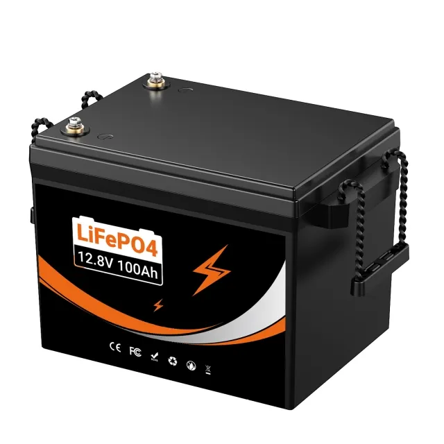 【EN STOCK AU ROYAUME-UNI】Batterie LiFePo4 Li-ion rechargeable U206 12.8 V 100 Ah à longue durée de vie (sans chargeur) pour alimentation de secours en extérieur/camping-car/tente/camion/caravane/stockage d'énergie domestique