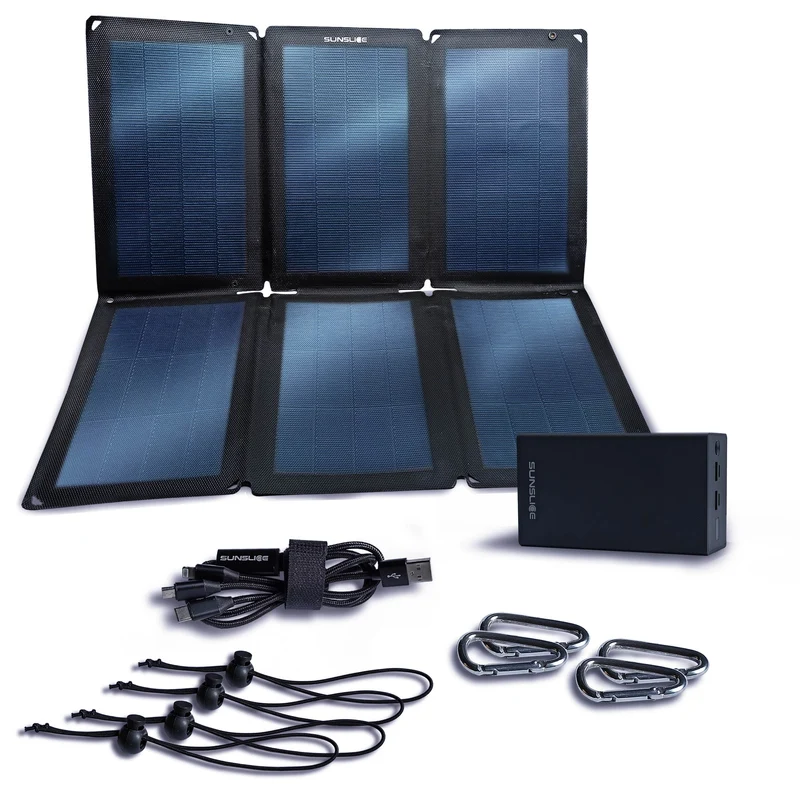 BASECAMP KIT: 48W solar panel + 40'000mAh power bank