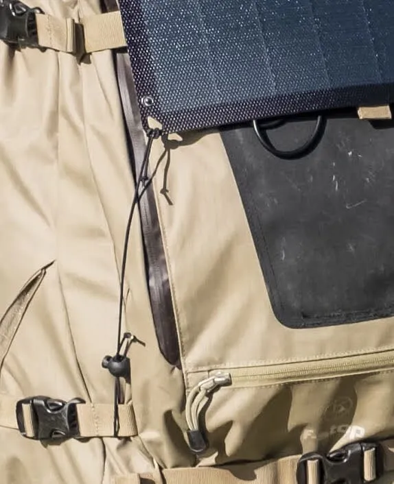 Extra carabiner and elastic band