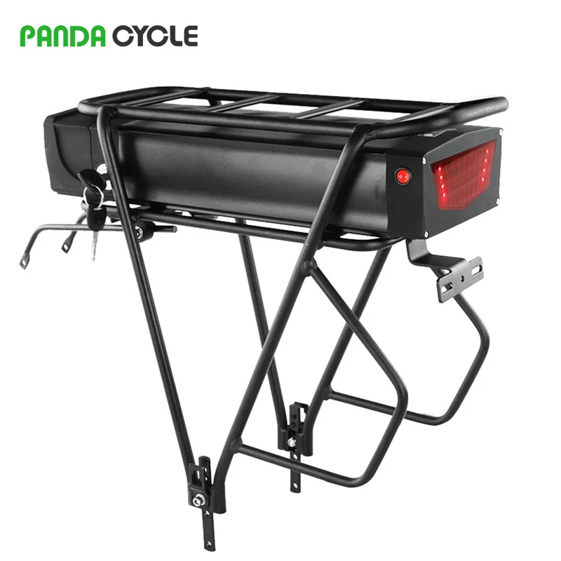 【STOCK UK】 Panda Cycle S045 48V 20.8AH BMS50A 18650 batterie au Lithium pour support arrière de vélo électrique pour moteur 0-1800W avec chargeur 4A