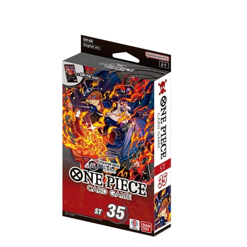One Piece CG - Starter Deck - [ST-35] RED/BLACK Sabo [FR]