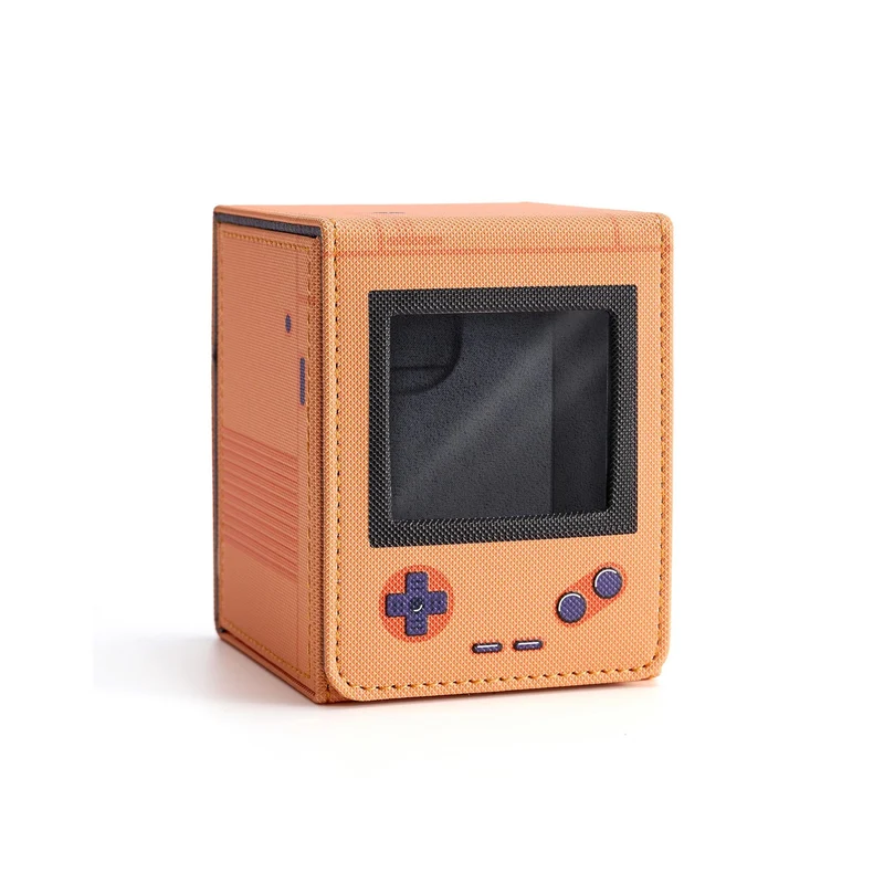 Venssu Deck Box - box with window - Retro Gaming Console - Orange