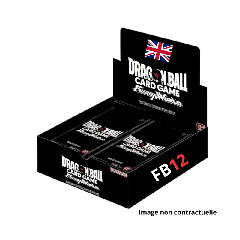 [PRECOMMANDE] Dragon Ball Super CG Fusion World - Boîte de 24 Boosters - FB12 [EN]