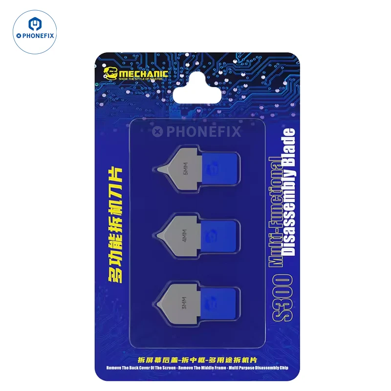 Kit de lames de démontage MECHANIC S300 S400 pour la réparation de téléphones
