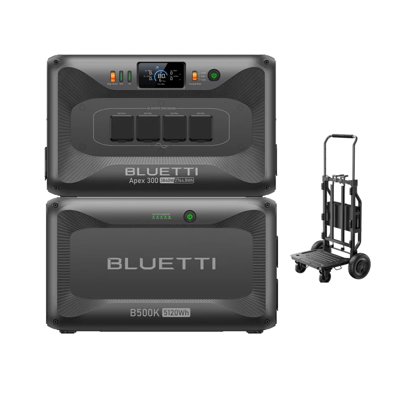 BLUETTI B500K+Apex 300+Trolley 2