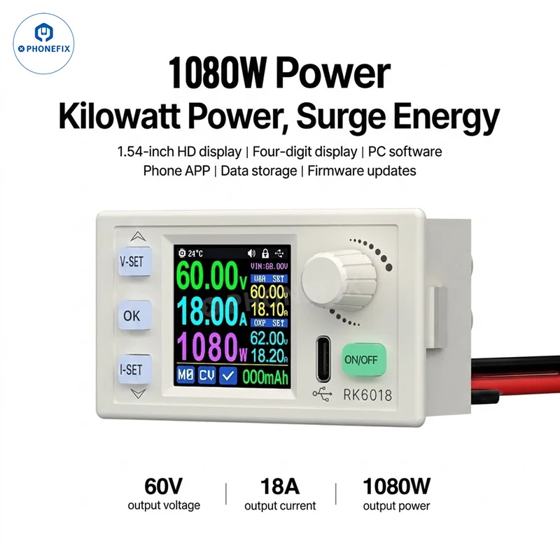 Alimentation CC régulée réglable RD RK6018 RK6018-BT 60 V 18 A