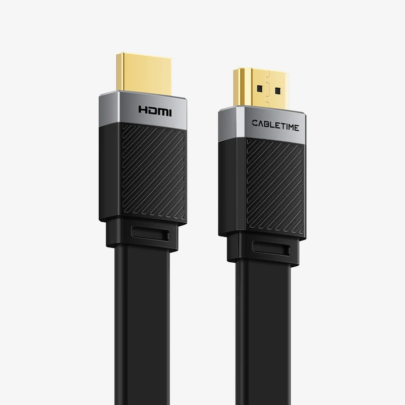 4K60Hz High-Speed HDMI Flat Cable HDR10+ for PS5, TV, Monitor & Projector