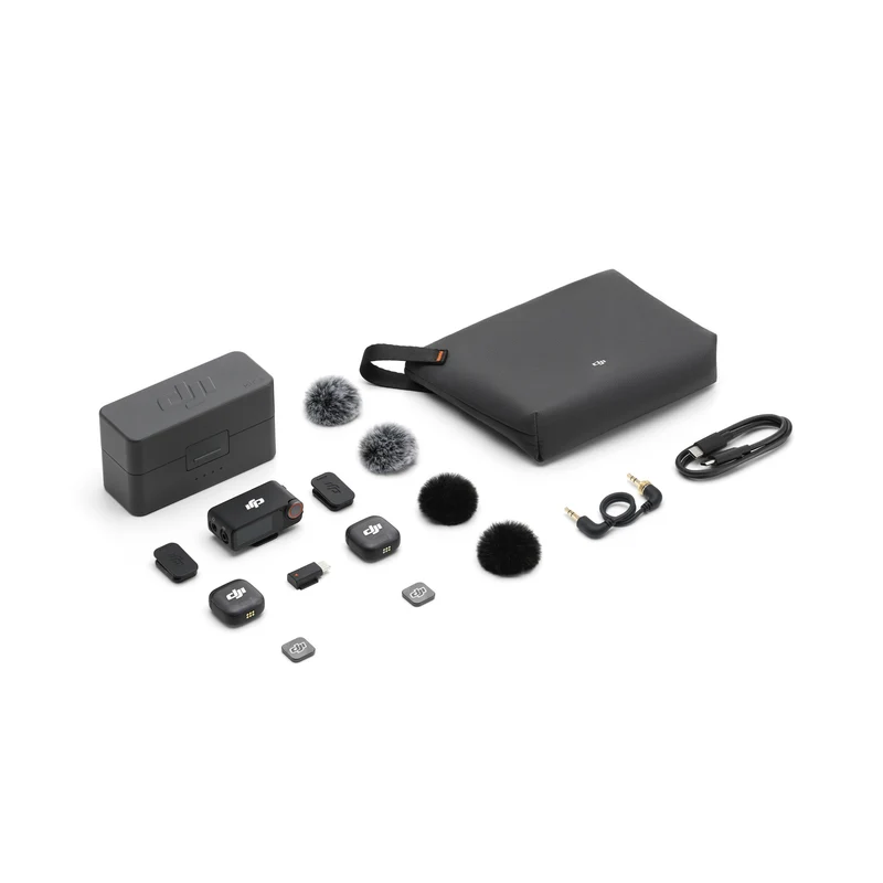 DJI Mic 3 (2 TX + 1 RX + Étui de Charge)