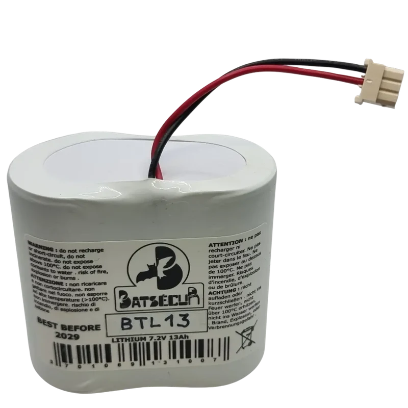 Pile Lithium Saft 7.2V 19Ah RESIDENCIA SURTEC Mini-SPOX 3P