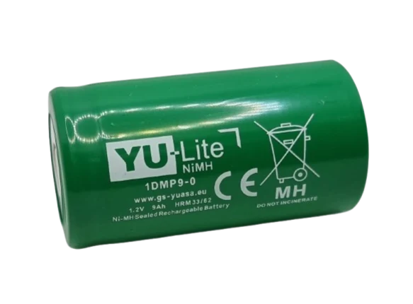 Accu NiMH D 1.2V 9000mAh Yuasa 1DM9-0 – LR20 industriel plot plat standard
