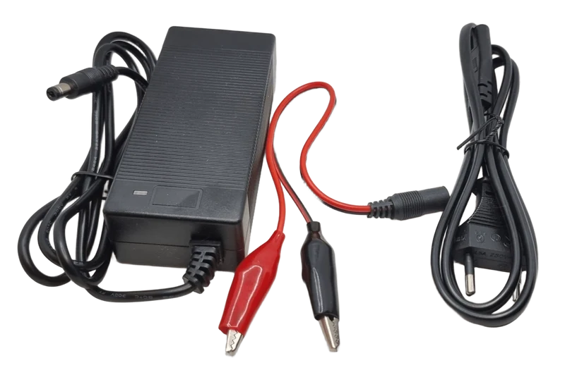 Chargeur batterie au plomb 12V 13.8V 3A avec pinces crocodile