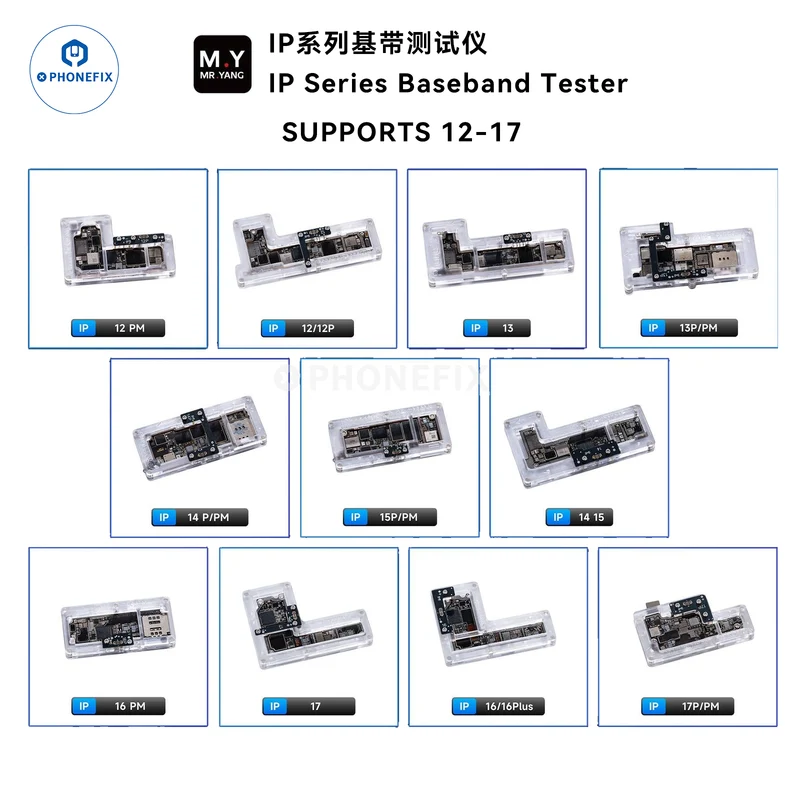 Testeur de bande de base Mr. Yang MY IP Series pour iPhone 12-17 Pro Max