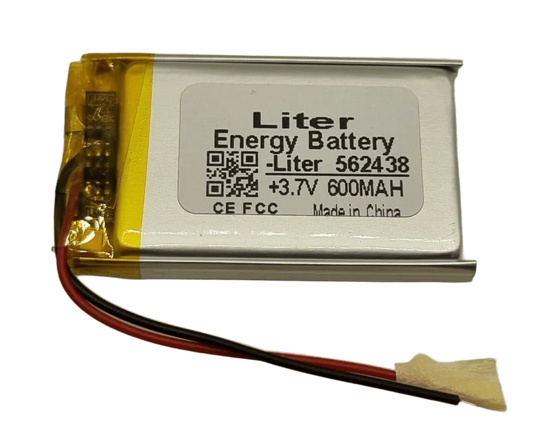 Batterie LiPo 562438 3.7V 600mAh rechargeable avec BMS intégré