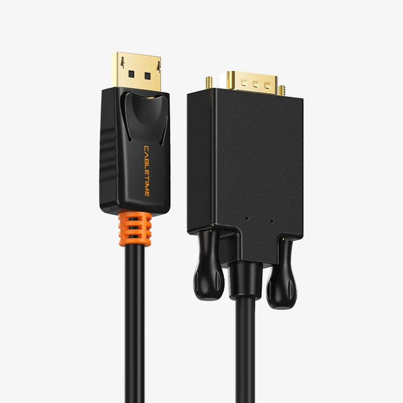 1080p DisplayPort to VGA Cable