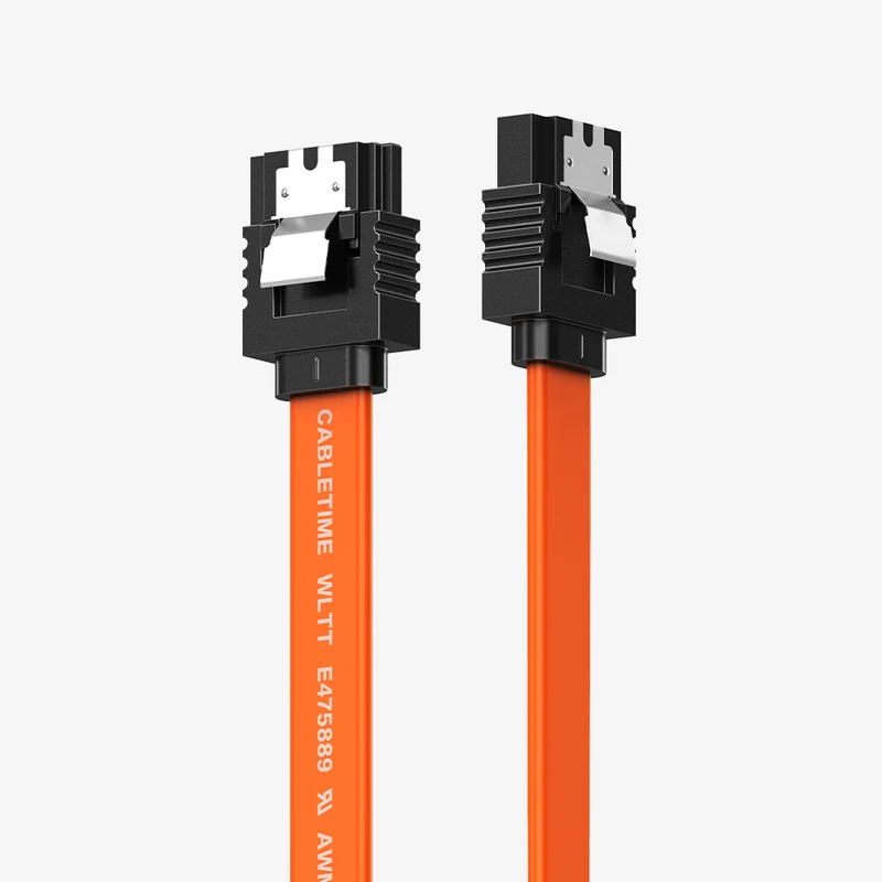 6Gbps Sata 3.0 Cable Straight Angle for HDD/SSD/CD and DVD Drives