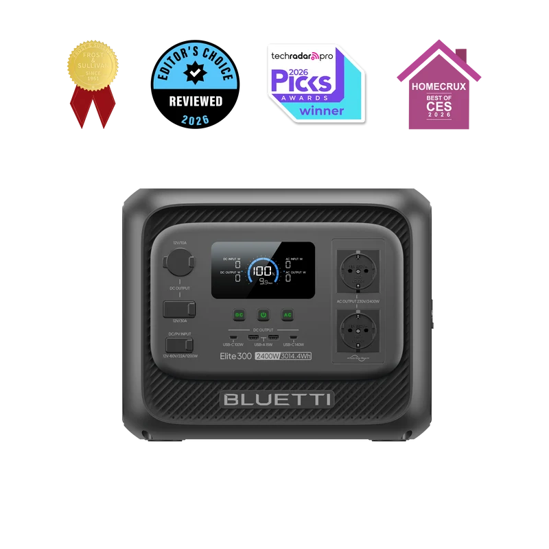BLUETTI Elite 300 Station d’énergie portable | 2 400 W, 3 014,4 Wh（amazon）