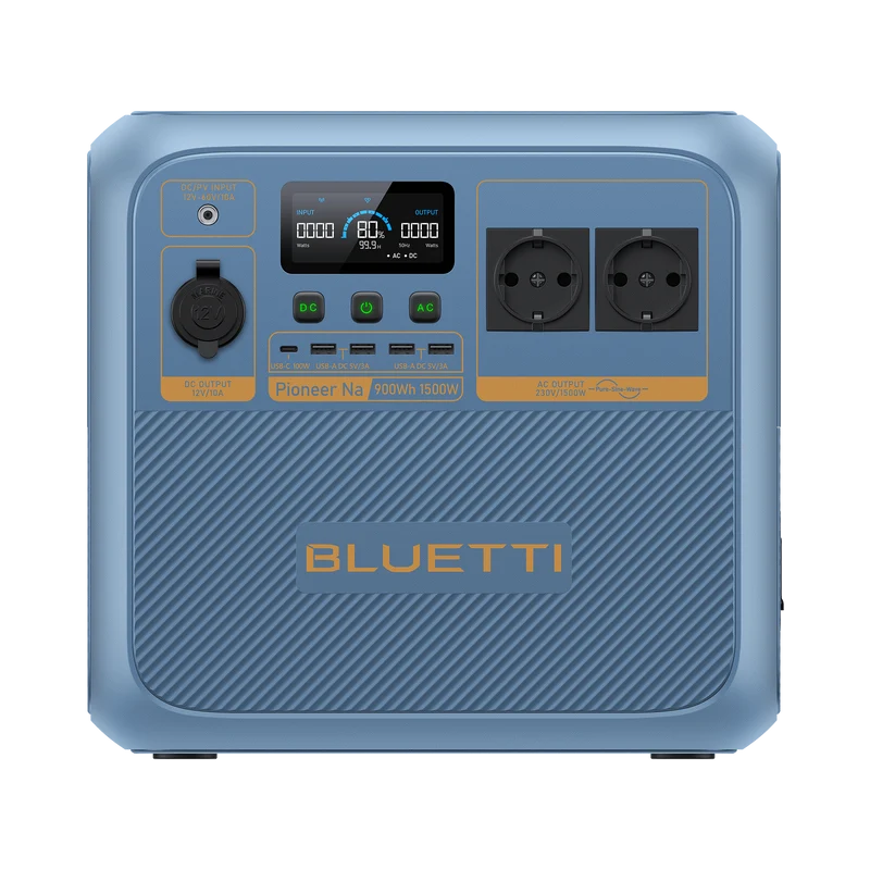 BLUETTI Pioneer Na Station électrique portable (Sodium-ion) | 1 500W, 900Wh
