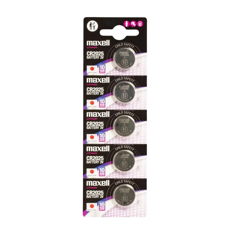 Pile Bouton CR2025 Lithium 3V Maxell – DL2025 ECR2025 BR2025 (Vente à l’unité)