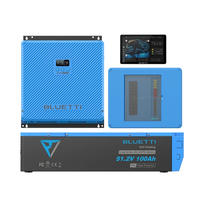 BLUETTI RV5+B4810+Epanel+Epad All-in-One RV Solar System