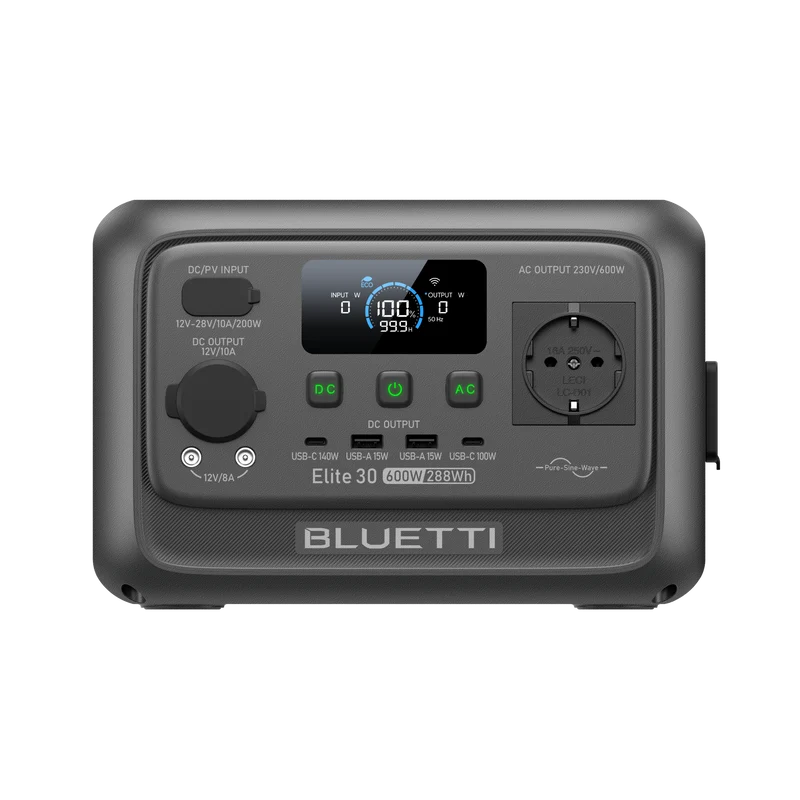 BLUETTI Elite 30 V2 Station électrique portable | 600 W 288 Wh