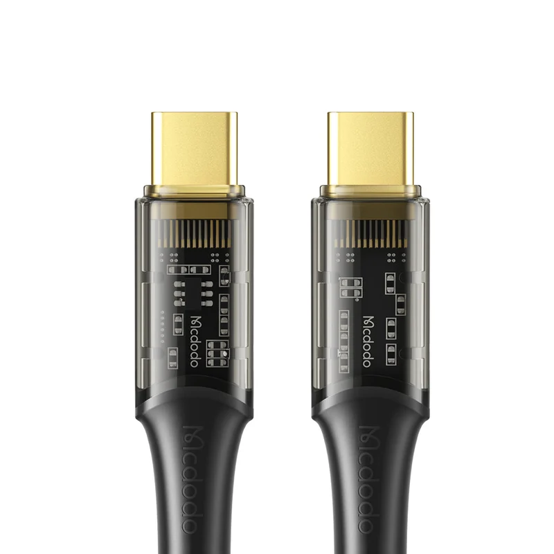 Mcdodo 100W PD USB-C Transparent Cable - Amber Series