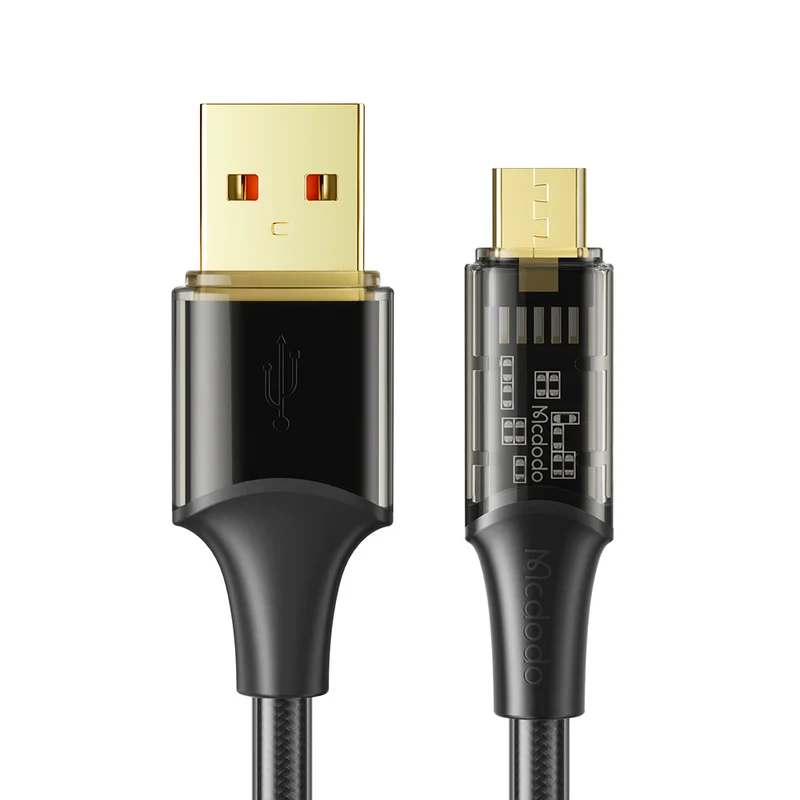 Mcdodo Micro USB Transparent Cable - Amber Series