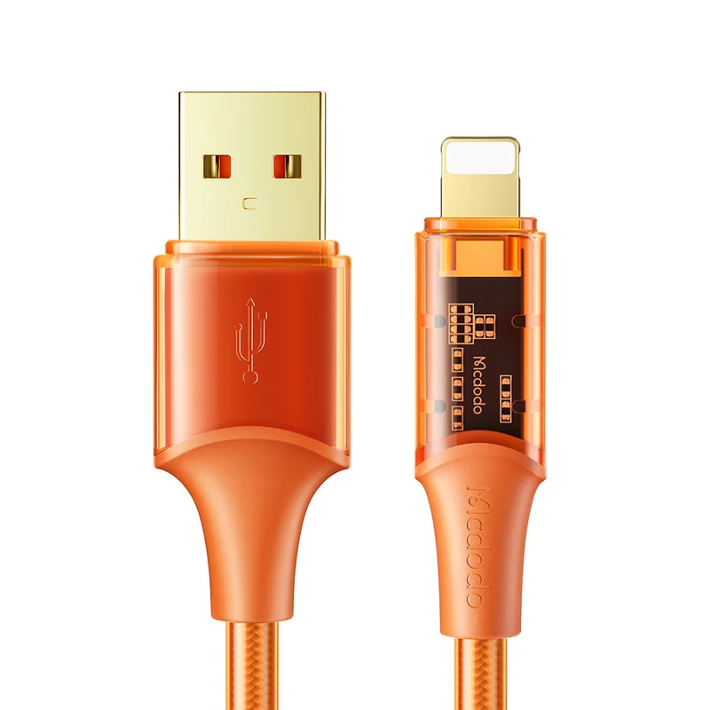 Mcdodo Lightning Transparent Cable - Amber Series