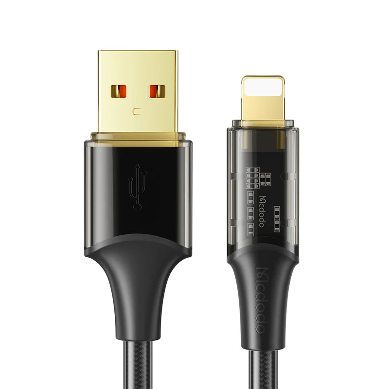 Mcdodo Lightning Transparent Cable - Amber Series