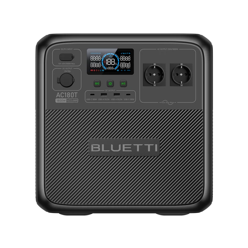 BLUETTI AC180T Power Station | 1 800 W / 1 433 Wh