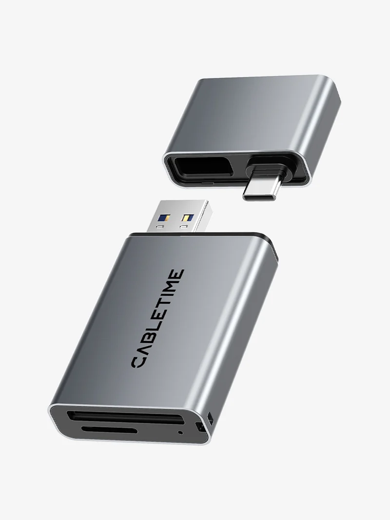 3 IN 1 USB A USB C to 4.0 Card Reader for iPhone android