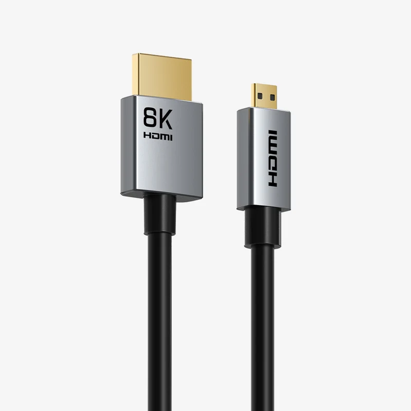 8K60Hz Micro HDMI to HDMI Cable Bi-Direction for Raspberry Pi 4