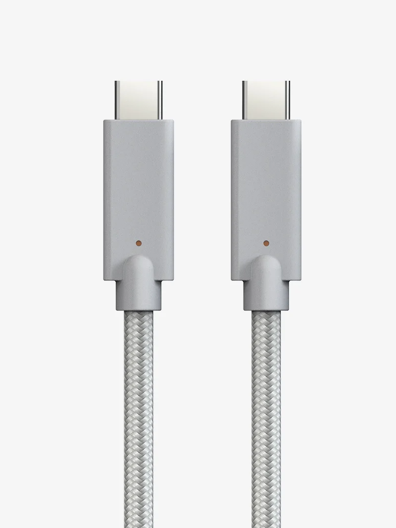 Premium 10Gbps USB-C to USB-C Cable – 100W Charging, 4K Video, Nylon Braided
