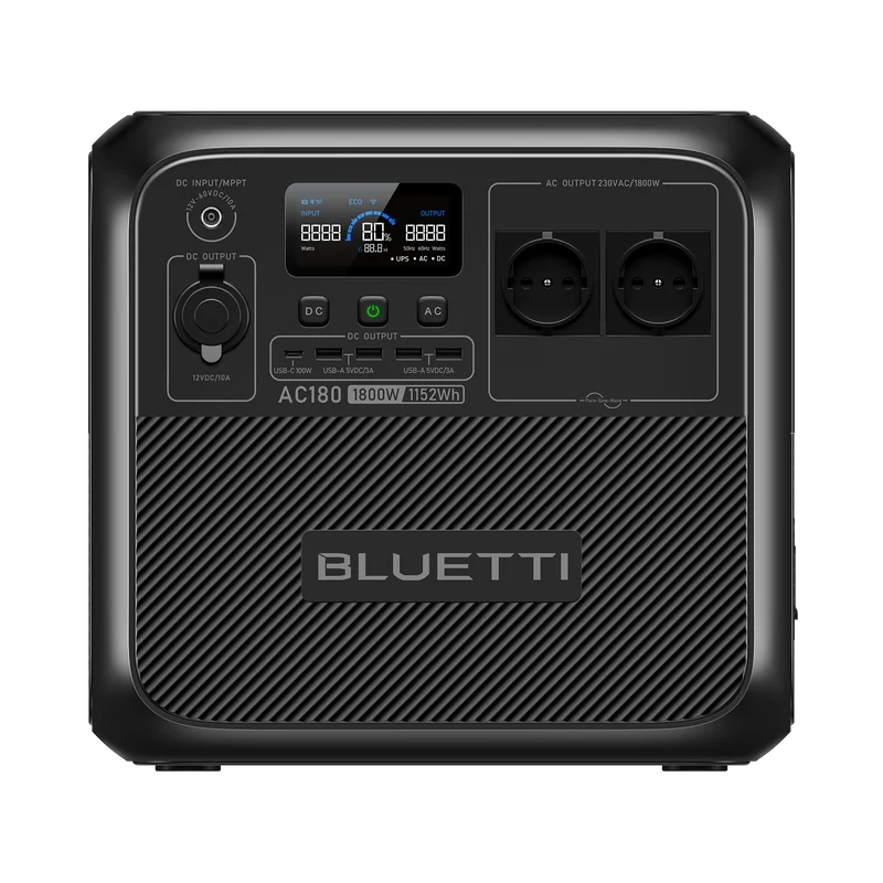 BLUETTI AC180 Портативна Електростанція | 1800 Вт 1152 Вт·год (Ukraine)