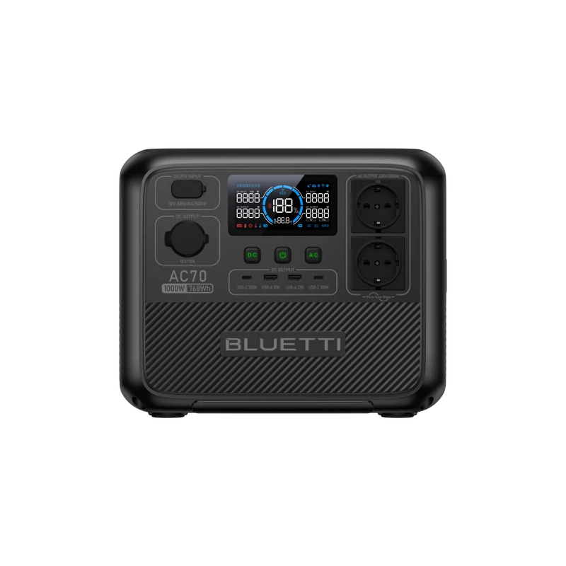 BLUETTI AC70 Портативна Електростанція | 1000 Вт 768 Вт·год (Ukraine)