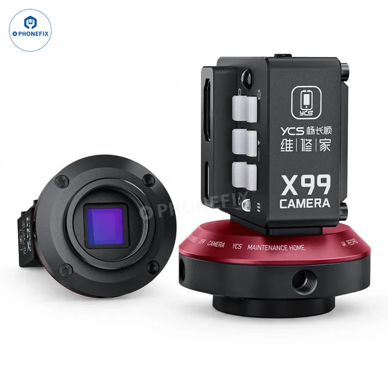 Caméra YCS X99 MY MX1 8MP 4K Ultra HD pour la réparation de circuits imprimés de téléphones