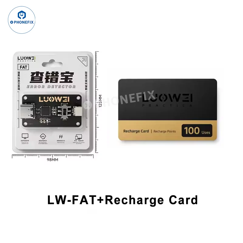 LUOWEI LW-FAT Détecteur d'erreurs Analyseur de défauts de carte mère de téléphone