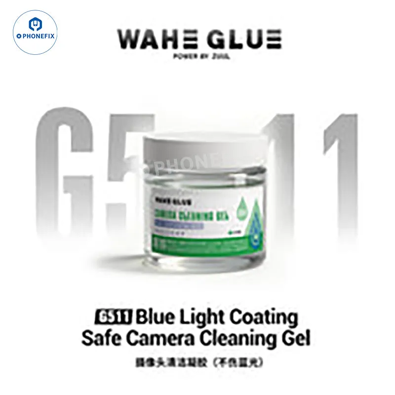 Gel nettoyant pour appareil photo 2UUL WAHE G511 - Protection contre la lumière bleue - Objectif non endommagé