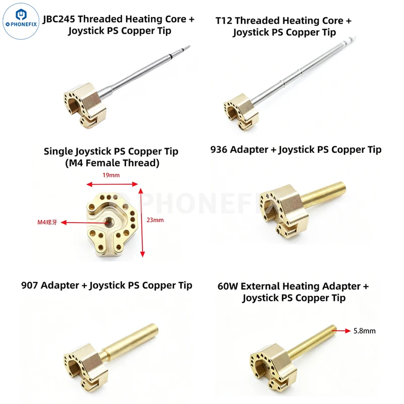 Embout de soudure pour le démontage du joystick (PS4, PS5, Xbox Switch Pro)