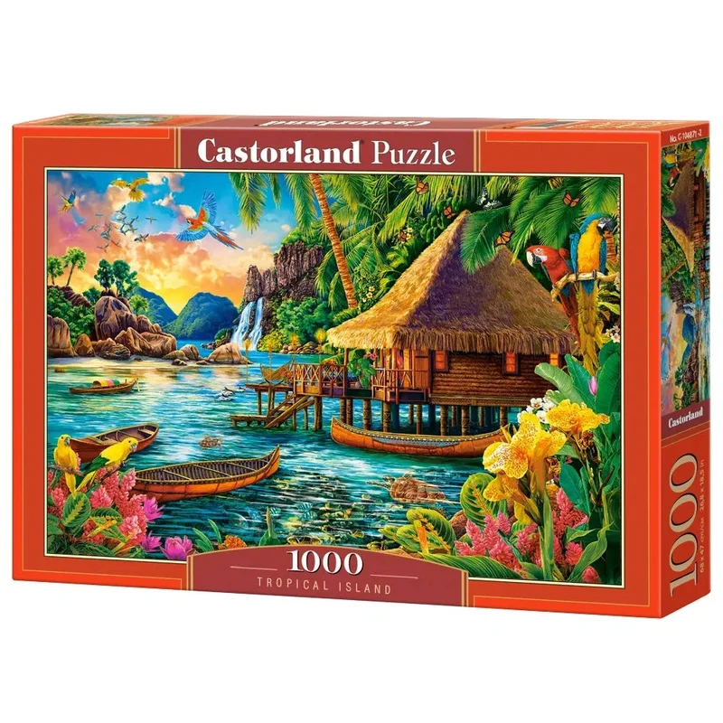 Castorland 1000-Pieces Tropical Island Puzzle