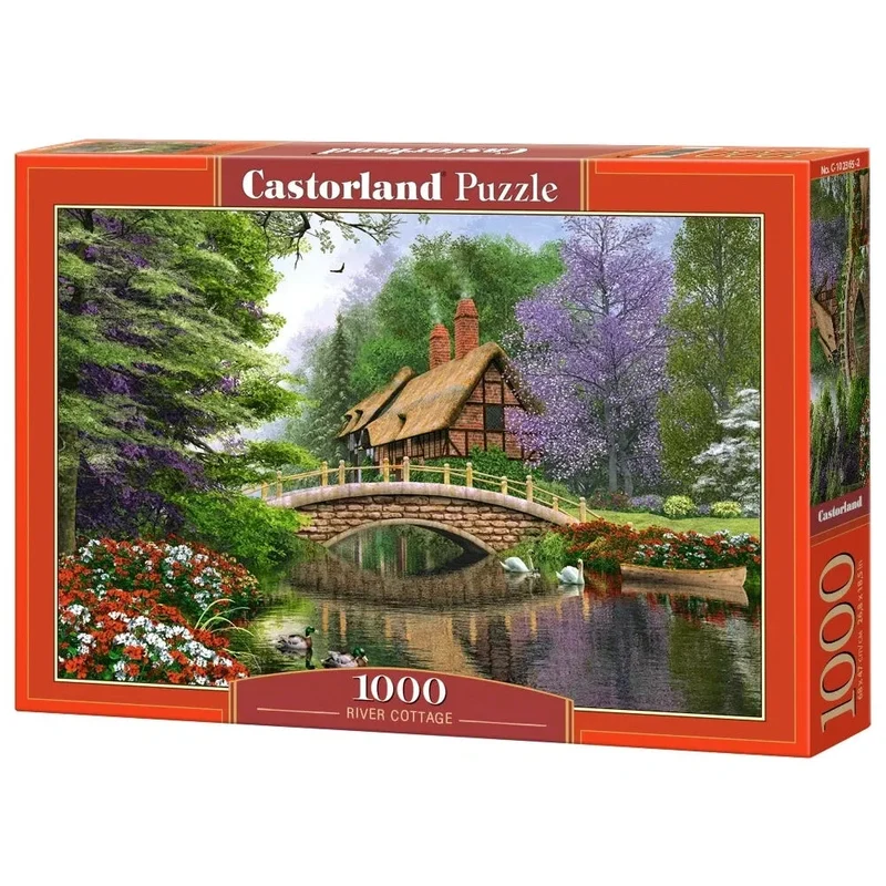 Castorland 1000-Pieces River Cottage Puzzle