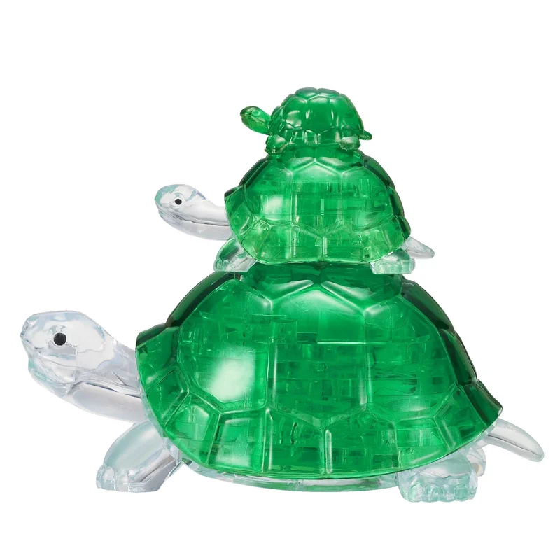 3D Turtles Crystal Puzzle