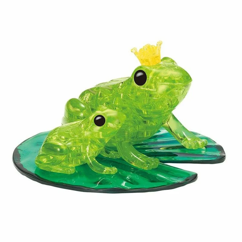Bepuzzled 3D Crystal Puzzle: Frog