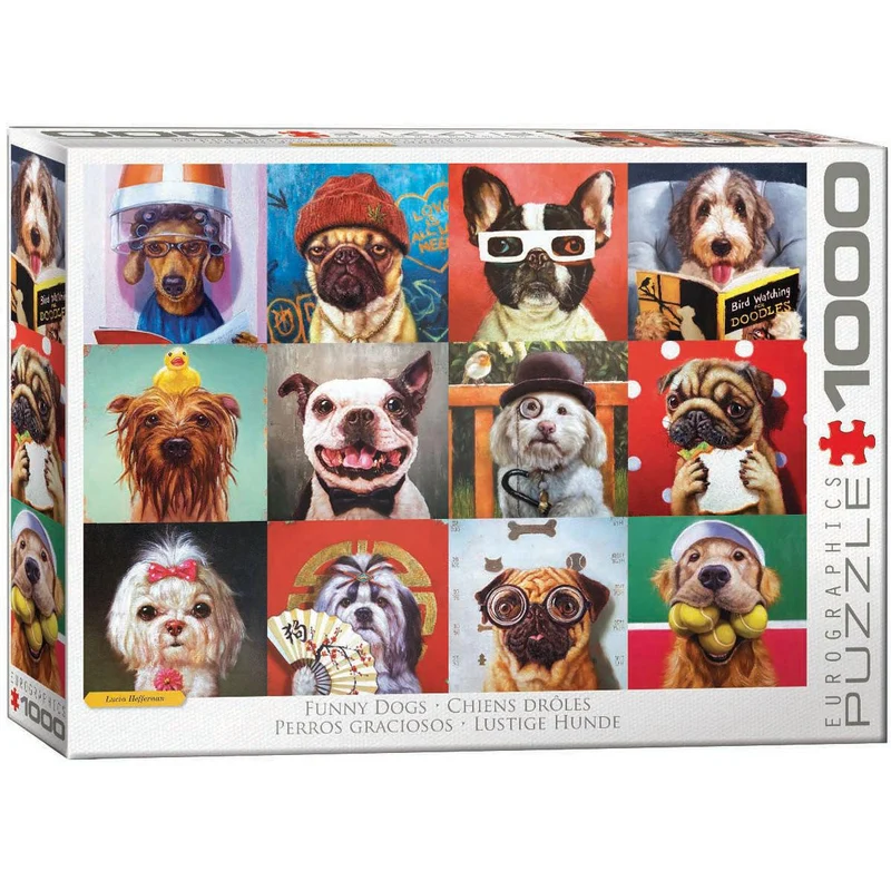 Eurographics 1000-Pieces Funny Dogs Puzzle