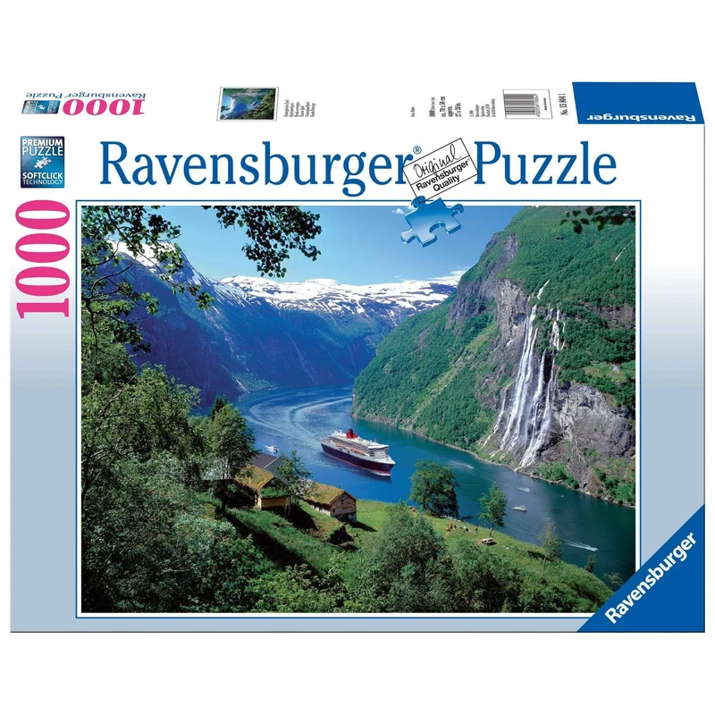 Ravensburger 1000pc Norwegian Fjord Puzzle